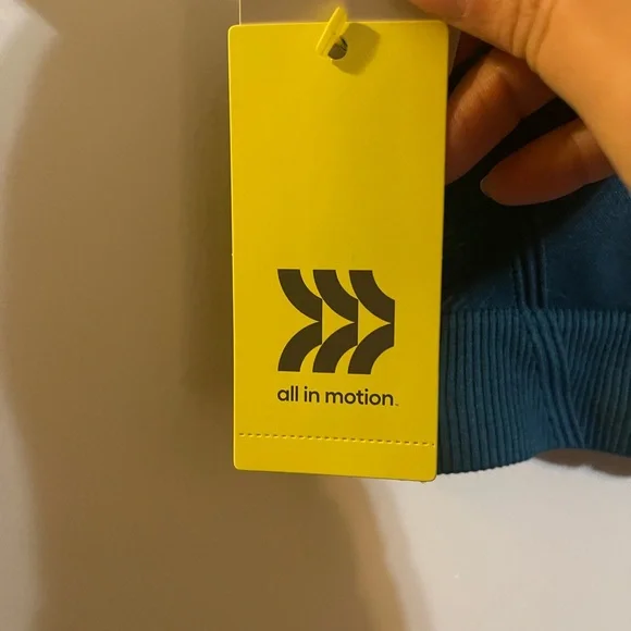 NWT all in motion teal sports bra - Picture 3 of 4